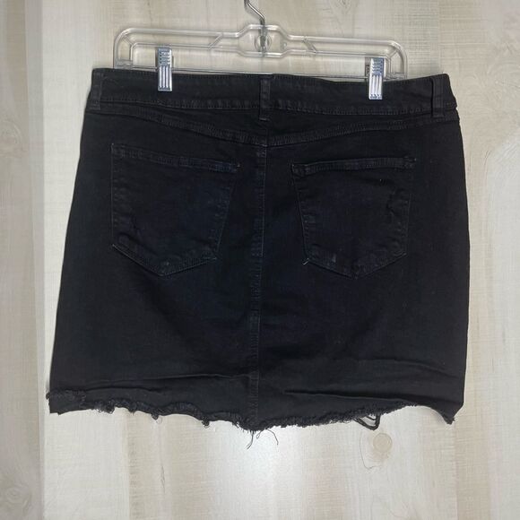 Rewash black distressed mini skirt, size 13‎ - Picture 14 of 14